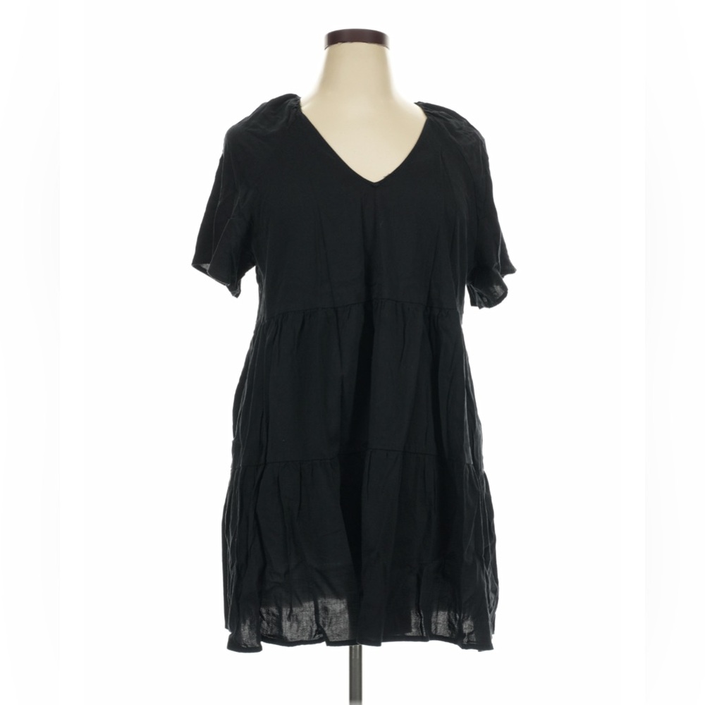 Old Navy Black V-Neck Dress